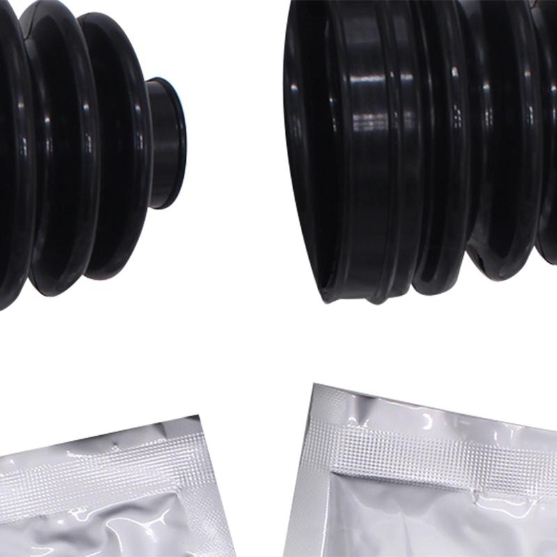Rear Axle Inner and Outer CV Boot Kits Rubber Material Accessory Inner and Outer CV Boot Kits for Polaris Sportsman 500 4x4