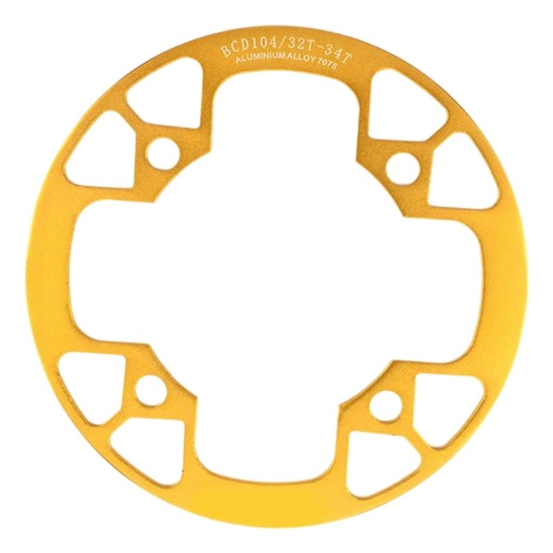 Mountain Bike Chainwheel Guard Cover Aluminum Alloy Bicycles Chainring Guard Bike Crankset Protector Easy To Use