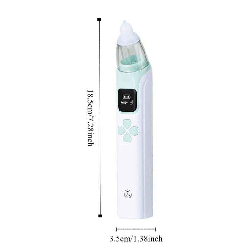 Electric Baby Nasal Aspirator Silent Safety Baby Nasal Inhaler Nasal Obstruction Rhinitis USB Charging Nose Cleaner For Newborns