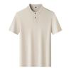 ROMON Men's Summer Linen Cotton Blend Short Sleeve T-Shirt