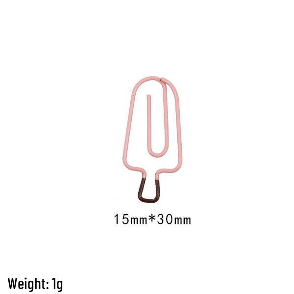 Two-Tone Irregular Metal Paper Clips for Office and Bookmarks
