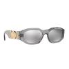 Versace [Available Prescriptions] Fashionable Irregular Sunglasses Unisex Couple Style Gray 2385659 VE4361311/6G-Gray 53