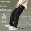 Jeanswest Men's Summer Ice Silk Loose Straight Casual Trousers