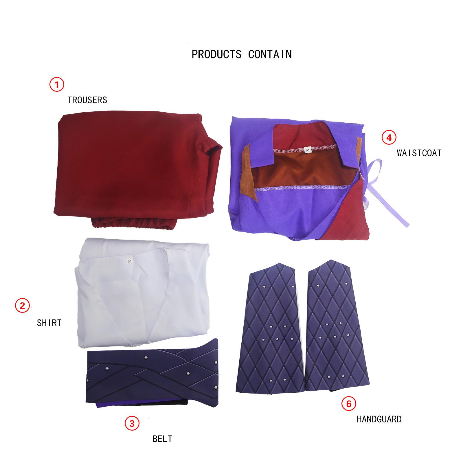 

Врата Балдура Гейл Косплей Костюм Вечеринка Макияж Наряд Взрослая Одежда Фиолетовый Костюм S