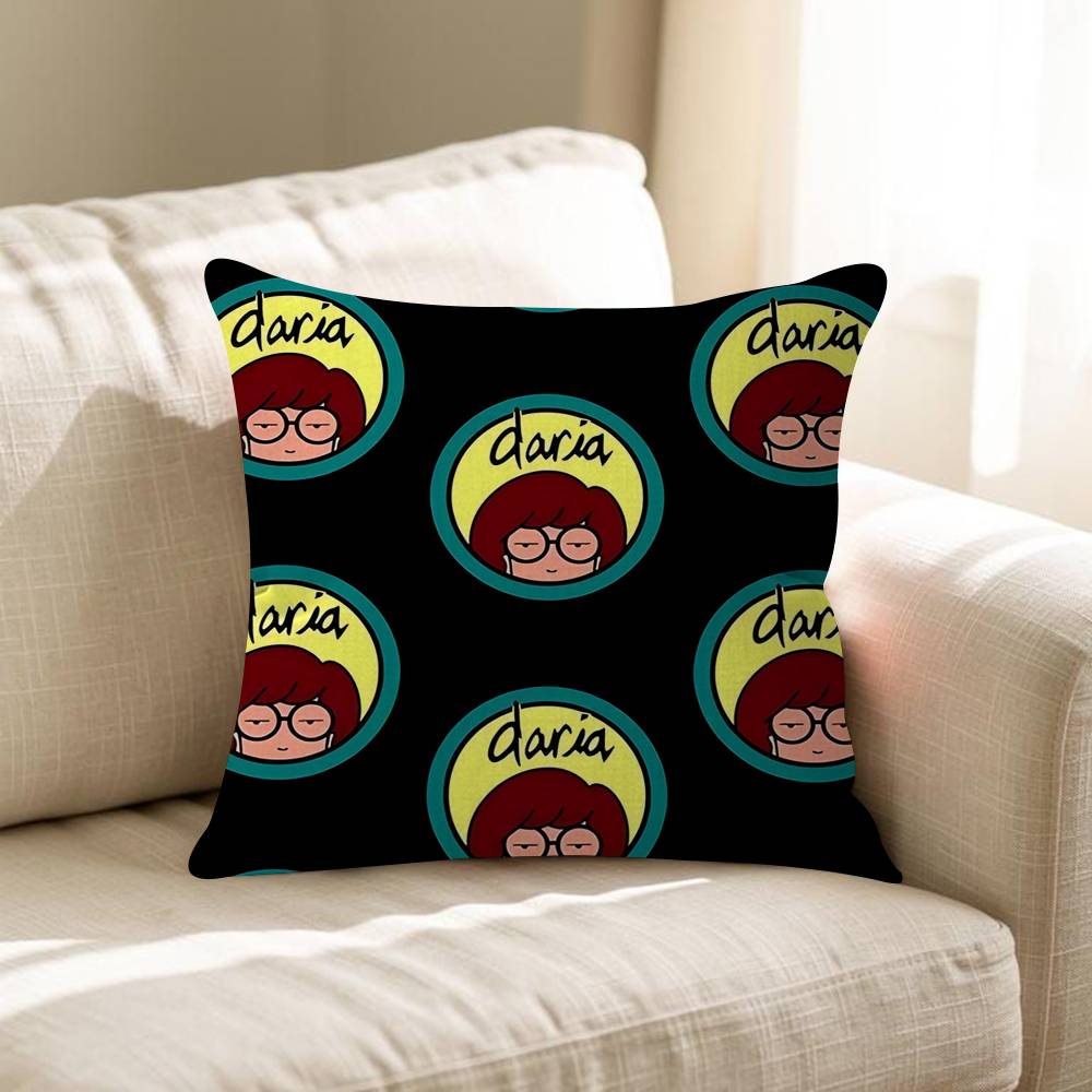 Cartoon DDaria Cushion Cover 30x50 Polyester Sofa Cushions Decorative Throw Pillows Home Decoration Pillowcover