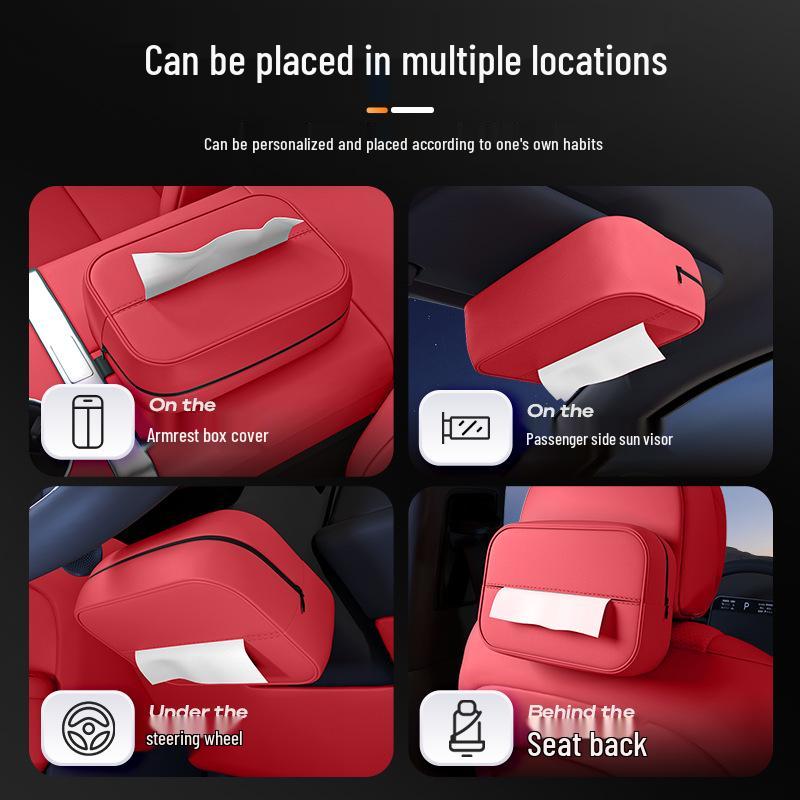 Car Armrest Hanging Tissue Holder for Seats