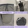 Portable Foldable Laundry Basket: Printed Hamper for Dirty Clothes, Bedroom Storage Bin