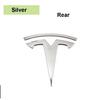 1 szt. ABS dla Tesla Model 3 Model Y Samochód Przednia Pokrywa Maski Logo Emblemat Naklejka Stylizacja Nadwozie Samochodu Tylna Klapa Bagażnika Odznaka Akcesoria