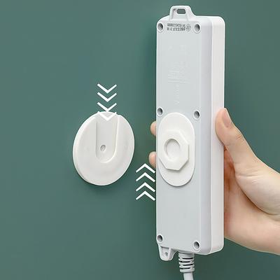 Priz Paneli Tutucu Kendinden Yapışkanlı Düzenleyici İz Bırakmayan Duvara Asılan Priz Sabitleyici Takılabilir Çıkarılabilir Duvara Monte Edilen Sabitleyici