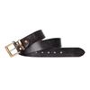 Handmade Pure Brass Square Buckle Retro Hand-Polished Men'S Belt Casual Pure Cowhide American Belt
