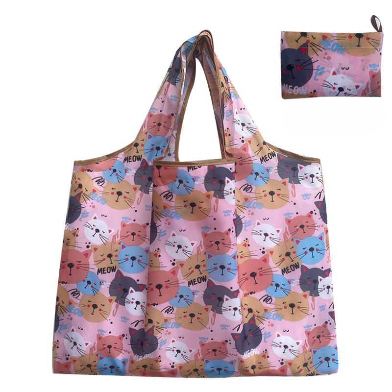 

Универсальная складная сумка для покупок, дорожная большая сумка большой вместимости, модная многоразовая продуктовая сумка