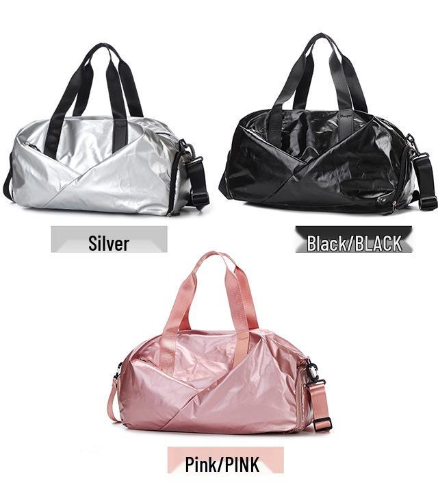 Women's Fitness Sports Bag with Shoe Compartment, Dry/Wet Separation, and Macaron Color for Yoga, Swimming, and Training