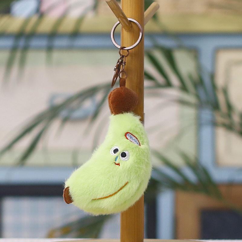 Cute Banana Plush Keychain Cartoon Toy For Bag Pendant Gift For Kids