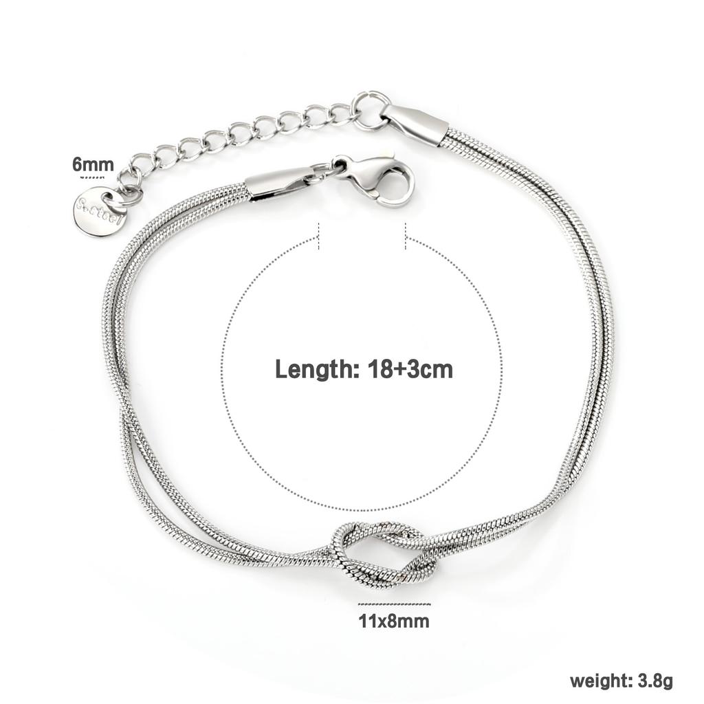 Stylish Metal Chain Paperclip Bracelet for Women High-End Fashion Jewelry Unique Design