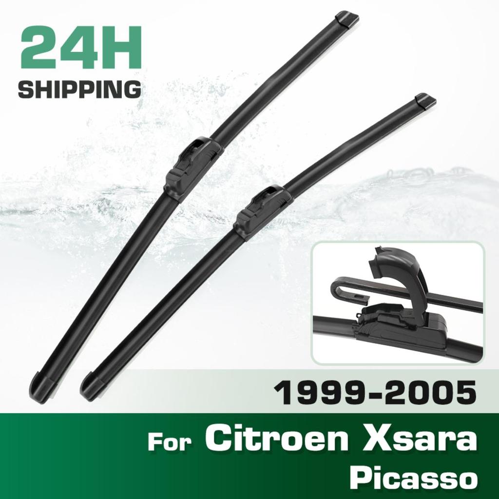 For Citroen Xsara Picasso 1999-2005 2000 2001 2002 2003 2004 Wiper Front Wiper Blades Windshield Windscreen Window Brush 26"+26