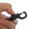 Double Sided Golfs Head Brush with Spikes for Cleaning Grooves Shoes Golfs Club Cleaner Brush with Retractable Carabiner