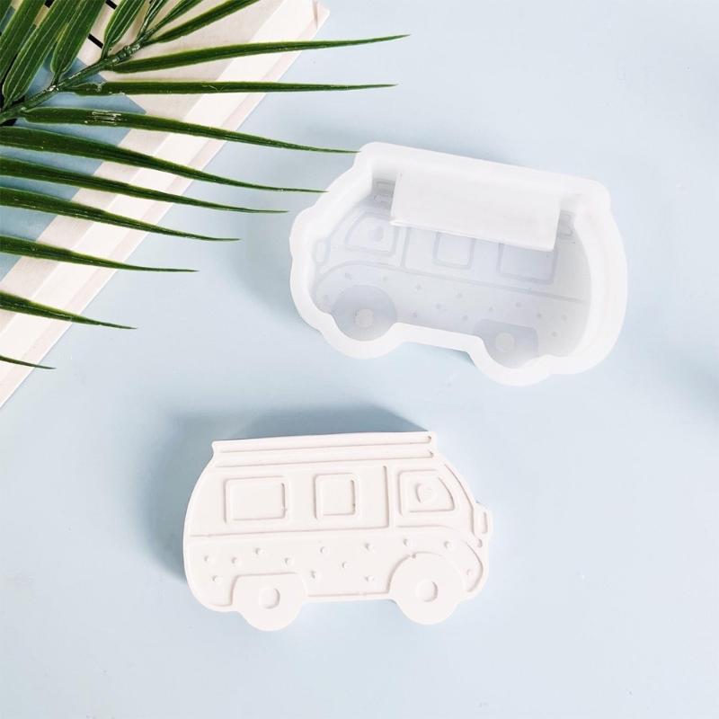 Bus Shape Flower Pots Molds Silicone Molds Plasters Molds Epoxy Resin Molds Castings Molds Succulents Plant Molds