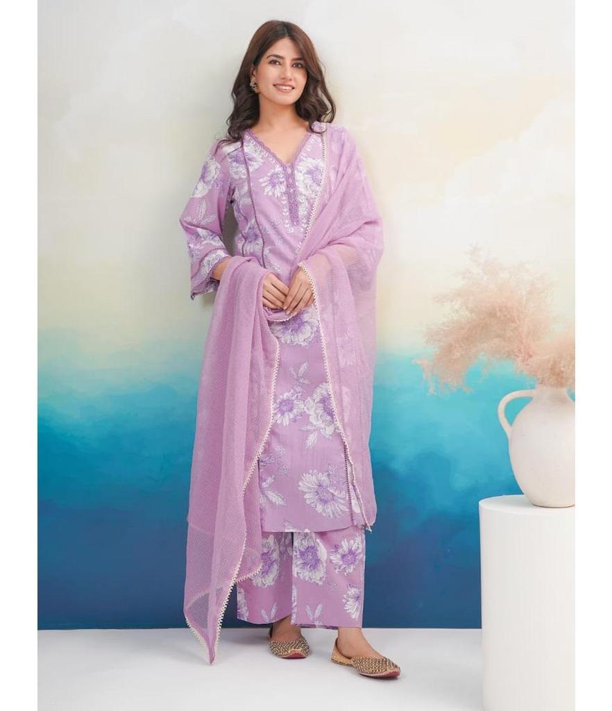 Indian Women Designer Kurta Pant Dupatta Set Bollywood Top Tunic Kurti Salwar Suit Dress