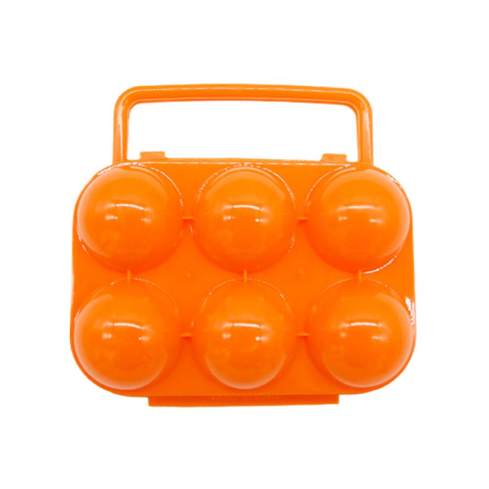 2/4/6 Grid Egg Storage Box Portable Egg Holder Container for Outdoor Camping Picnic Eggs Box Case Kitchen Organizer Case