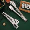 201 Stainless Steel 12-Inch Food Tongs - 5-Pack