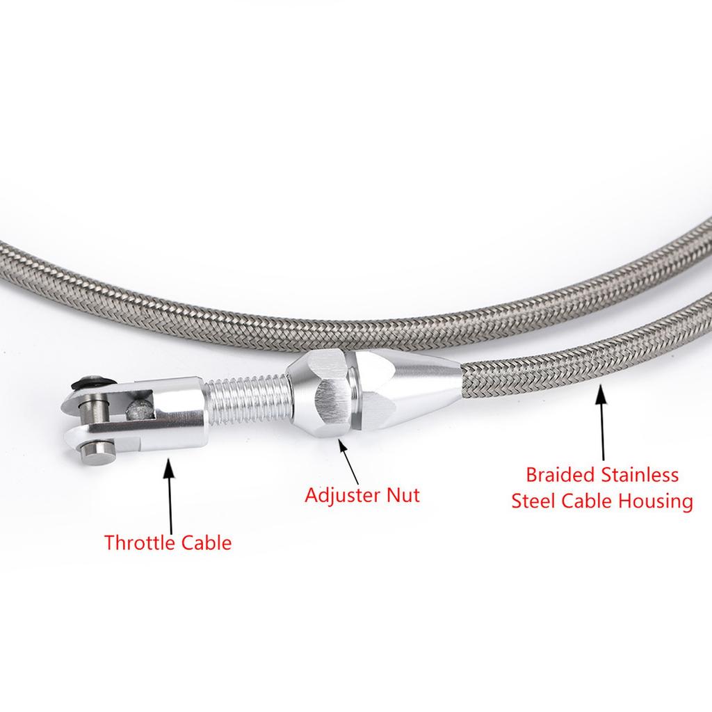  New Throttle Cable Kit Gas Cable 36 Inch Fit Most Gas Pedals More Responsive For LS1 Engines 5.7L 97-04