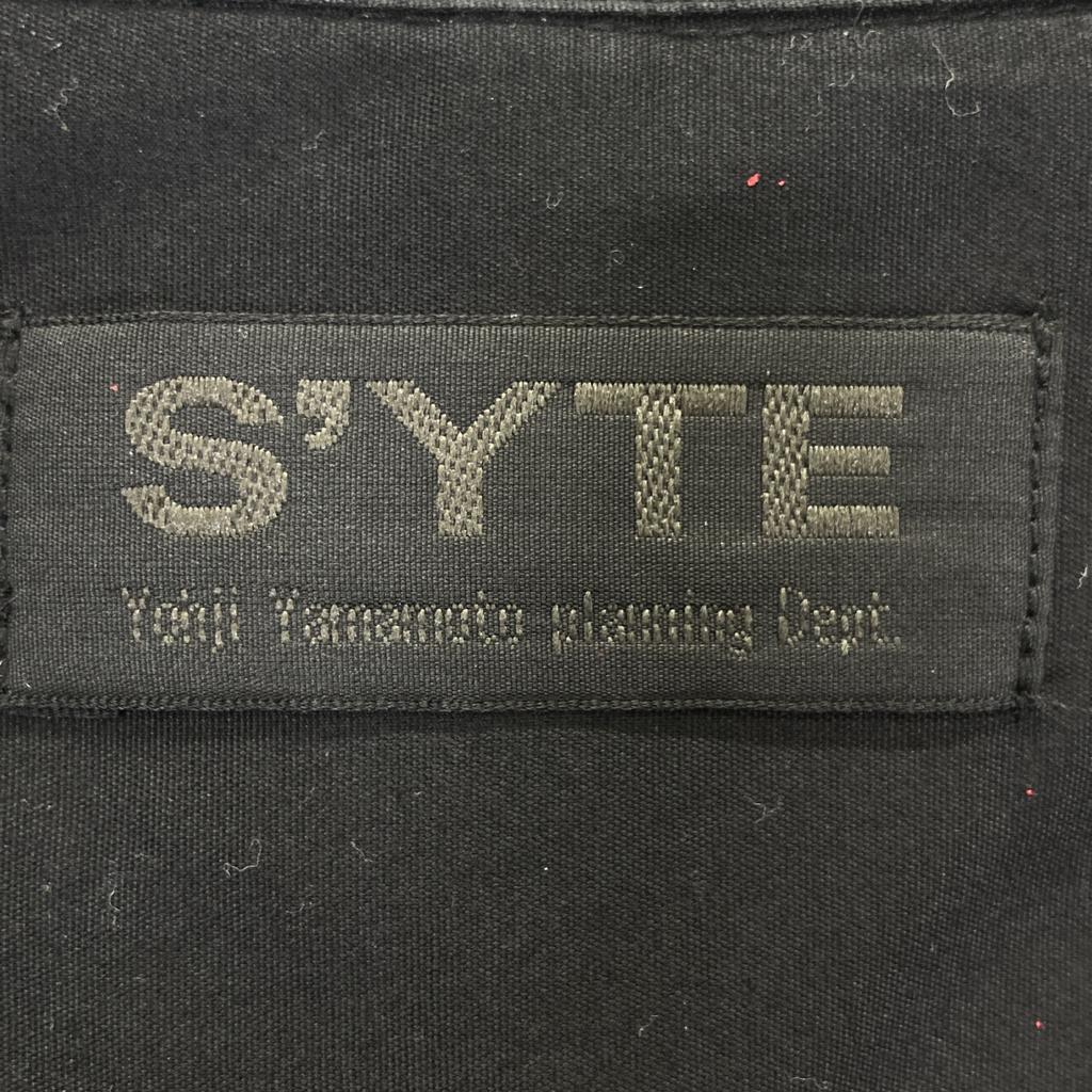 S'YTE UT-B59-085 Broadcloth Splash Paint Long Sleeve Shirt/ tops 3 blackUsed