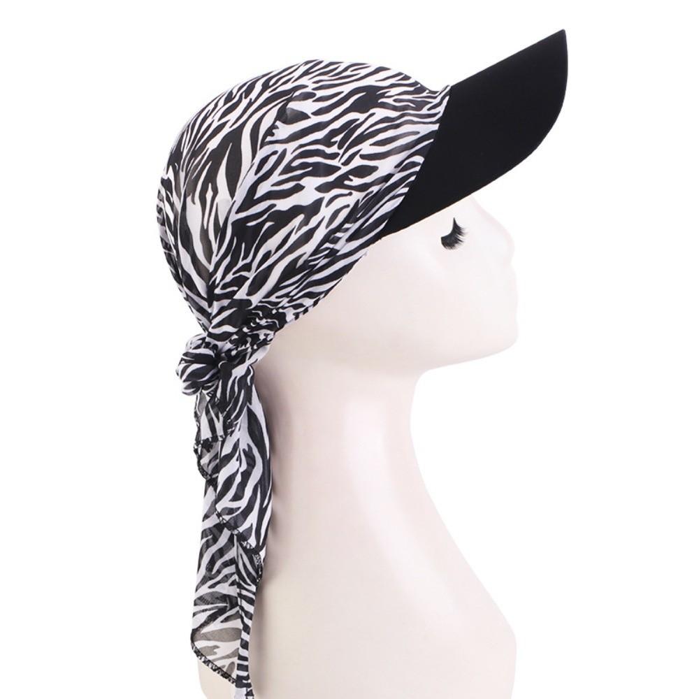 Pre-Tie Headscarf Chemo Headwear Sun Protection Chemo Cap Chiffon Baseball Cap Available All Year