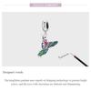 BAMOER Authentic 925 Sterling Silver Kingfisher Pendant Fit Women Original Bracelet or Bangle Fine Jewelry Gift