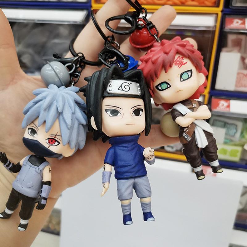 Anime Accessories NARUTO Keychain Naruto Itachi Sakura PVC Car Decor