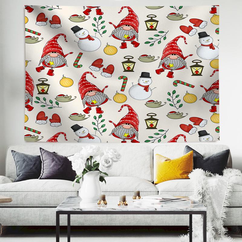 Christmas Balls And Snow Wall Hanging Tapestry Christmas Wall Hanging Tree Wall Hanging Gorgeous Christmas Tree Fireplace Gifts