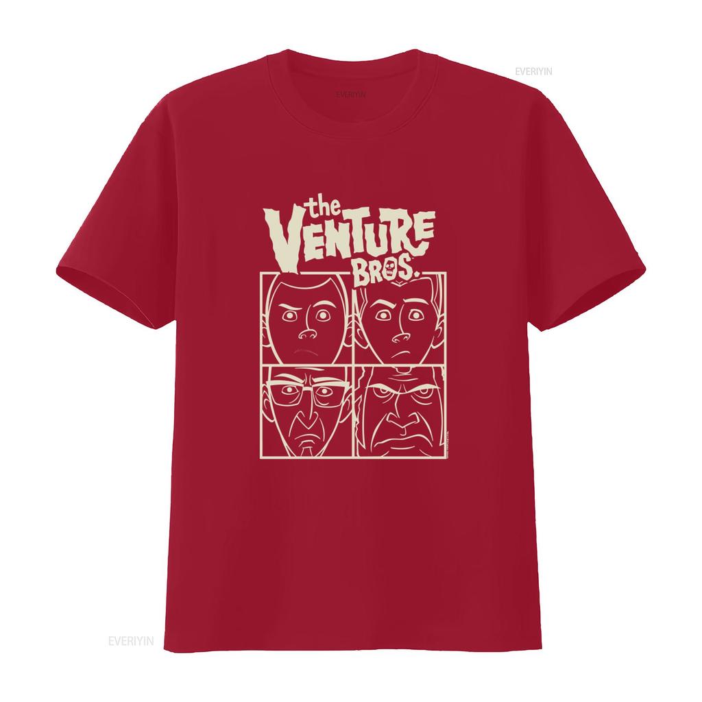The Venture Bros Adult T Shirt Cartoon Print Retro Style vintage Washed Versatile Breathable Unisex graphic fashion Stretched