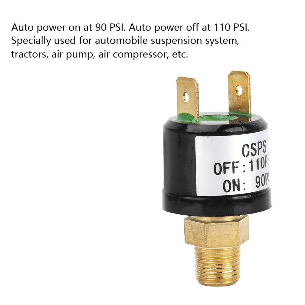 90110 PSI Air Compressor Pressure Control Switch Valve Heavy Duty Pressure Switch