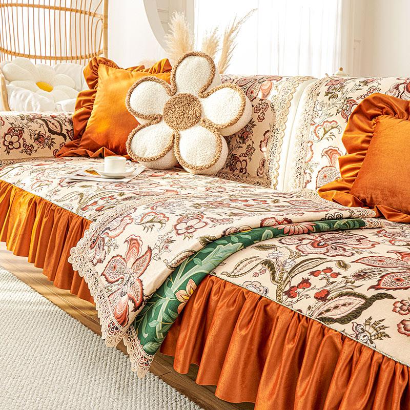 European Non-slip Sofa Covers Brushed Fabric Four Seasons Sofa Towel Living Room Sofa Decoration Cushion Couch Cover Home Decor