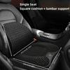 1set Car Gel Cooling Seat Lumbar Back Brace Cushion,3D Design Cool And Breathable,Car Home Office Chair Cushion,Car Accessories