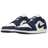 Jordan Air  1 SE Comfortable Fit Low Top Retro Basketball Shoes Unisex Sneakers Navy-Blue IO7448-400