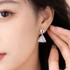 Spring and Summer Macaron Triangle Earrings Are Exaggerated, Unique and Beautiful Earrings 1011 New Popular High-end Niche Earrings
