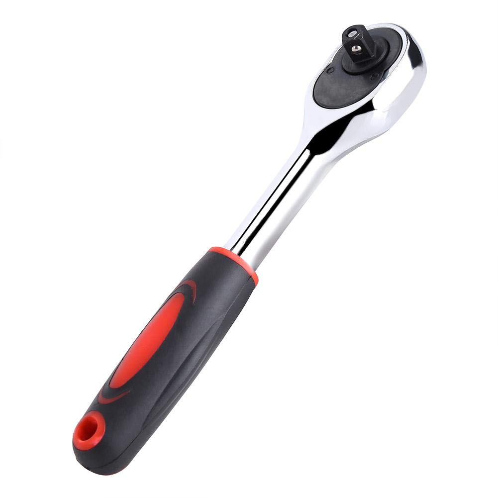 inch Swivel Ratchet 155mm Overall Ratchet Socket Direction Swivel Teardrop Repair Hand Tool xuuyuu. 1/4 Handle, 6.3mm Drive, Length, 24-Tooth Gear,