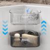 Suction Cup Corners Sink Organizers With Drainage Holes ABS Kitchen Bathroom Storage Shelf Easy Installation