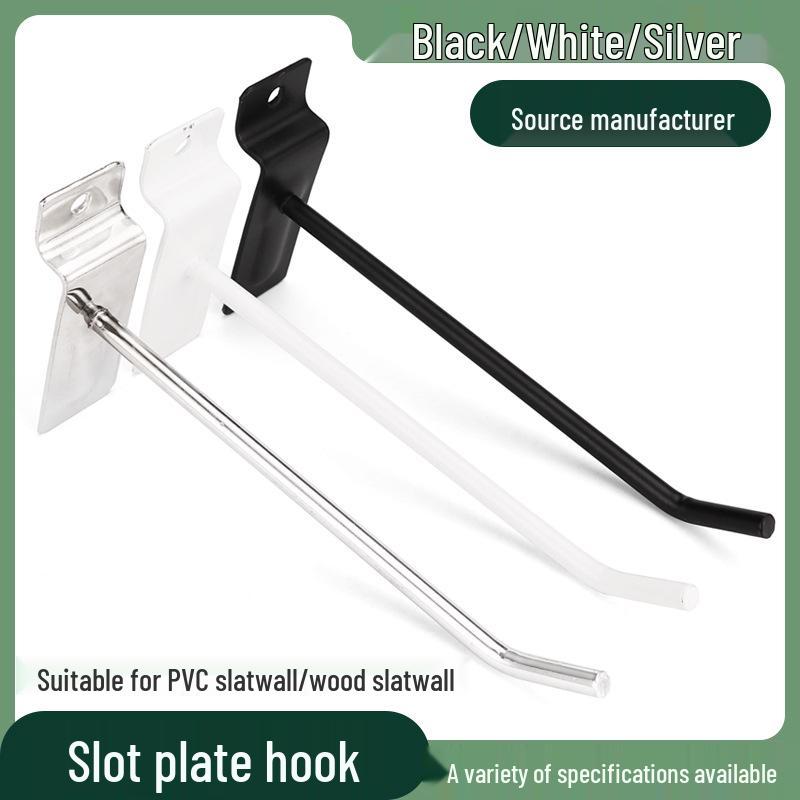 Slotted Aluminum Panel Hooks for Mobile Phone Store Displays