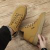 Men Ankle Boots Outdoor Leather Autumn Spring Non -Slip Walk Male Casual Flats Shoes Sneakers Fashion Comfortable
