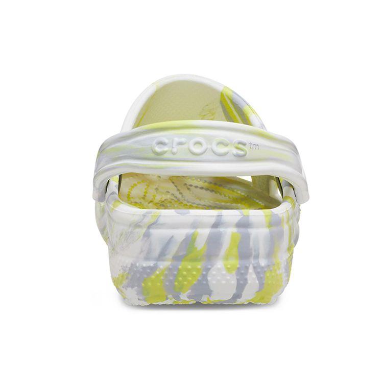 Crocs Classic Clog EVA Marble Pattern Unisex Footwear White Digital-Gray 206867-1FJ