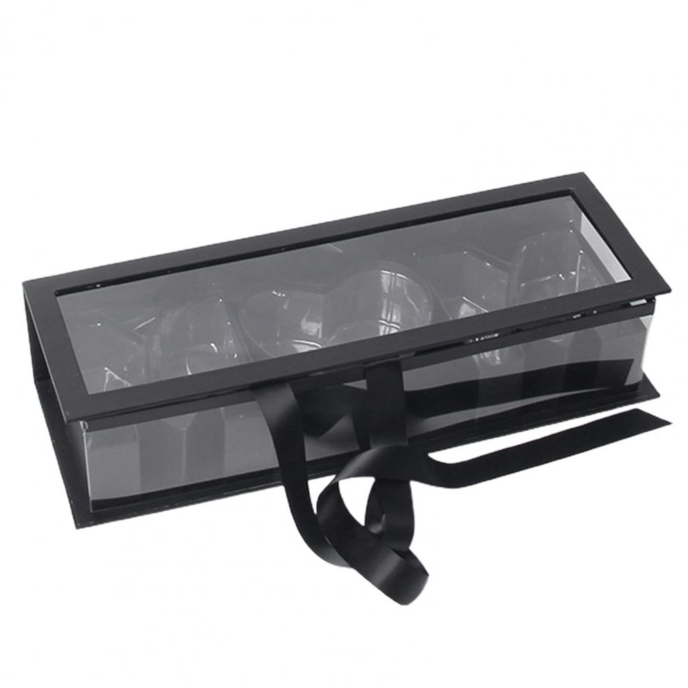 Mom Letter Shaped Empty Flower Box Clear Window Design Rectangle Cardboard Gift Box Strawberry Packaging Decorative Soap Box DIY