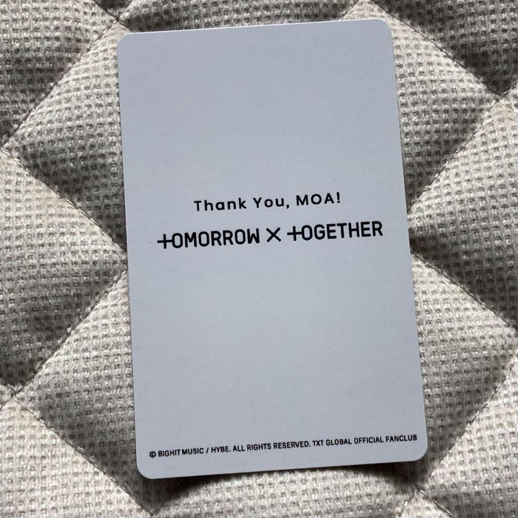 [USED] TXT Yeonjun Introduction EP. 2 New Membership FC Fan Club Trading Card