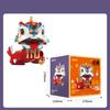 Jaki Building Blocks National Trend Toys Nine-Tailed Fox Zodiac Model Assembly Ornaments Children'S Educational Toys Gifts
