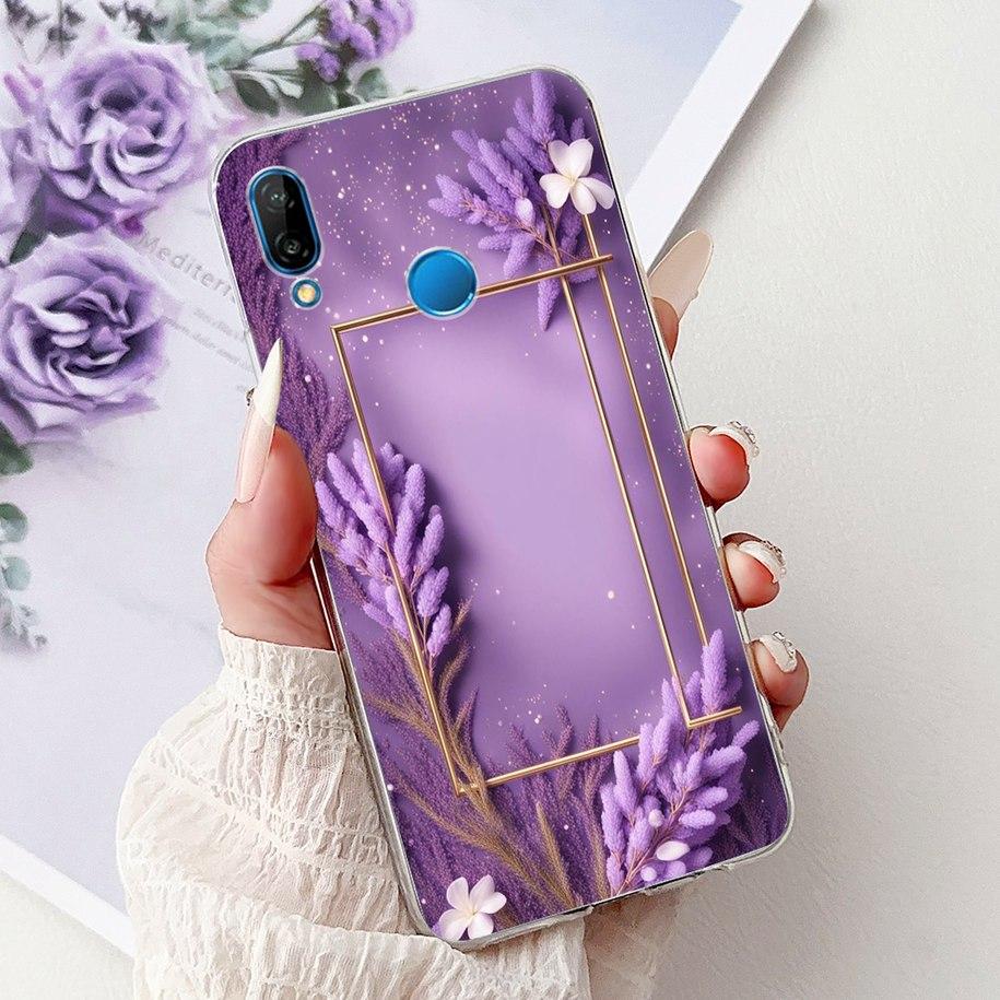 For Cover Huawei P20 Lite Phone Case ANE-LX1 ANE-LX2 ANE-LX3 Transparent Funda Cool Cartoon Cover On Huawei P20Lite Nova 3e Capa
