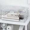 Light Luxury Transparent Mask Storage Box Dust-proof Cover Debris Large-capacity Storage Box Cosmetics Mask Organizer Box