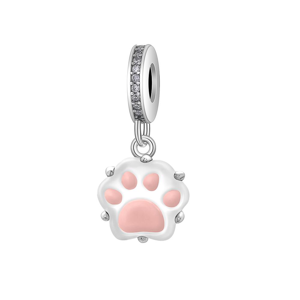 Europe Copper Animal Charm Fit Original Bracelet Jewelry Pendant Paw Cat Butterfly Bead Turtle Dragon Dangle