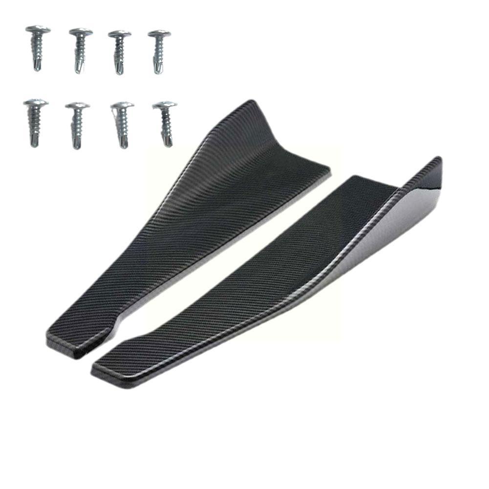 Universal 48CM Length Car Side Skirt  Rear Bumper Lip Splitter Winglet Aprons Protector Scratch Automotive Accessories