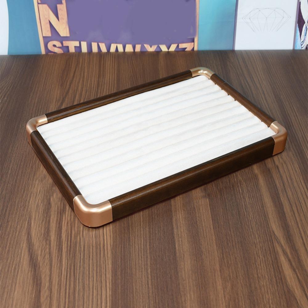 Velvet Wooden Jewelry Tray Necklaces Bracelets Jewelry Display Tray  Jewelry Storage