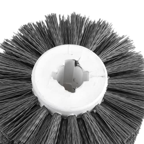Abrasive Wire Polisher, Wire Drawing Wheel Brush, for Deburring and Polishing Wood Furniture, High-Density Abrasive Wire, Rust-Resistant, Acid-Resista
